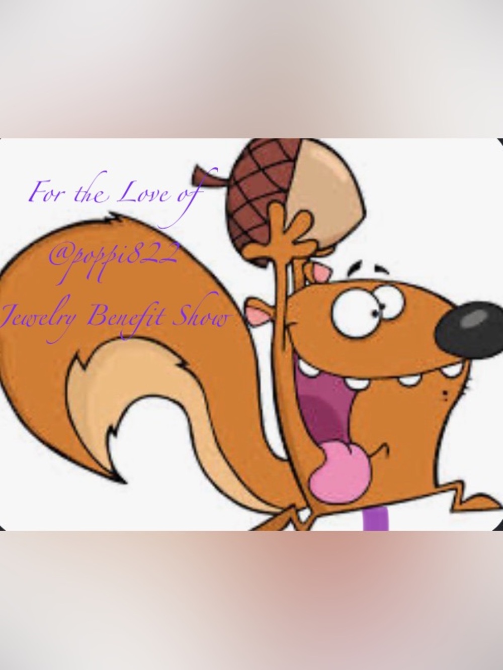 💜For the Love of @poppi822 Jewelry Benefit Show 💜 5/20 at 6pm est,